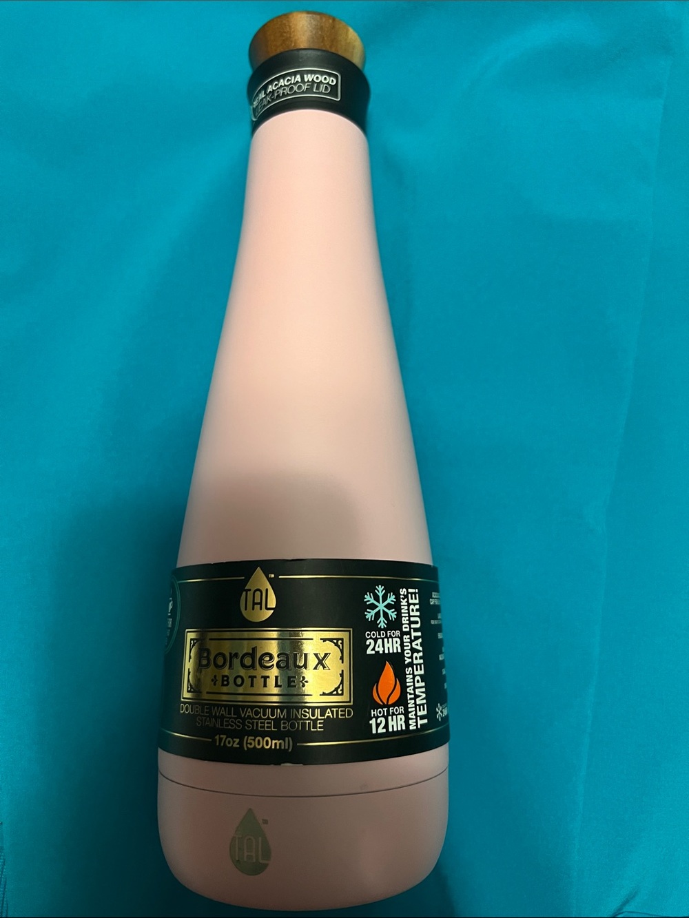Bordeaux Pink Stainless Steel Insulated Bottle
